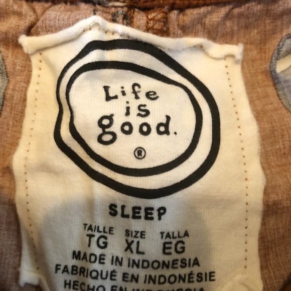 NWT LIFE IS GOOD FOOTBALL SLEEP/LOUNGE PANT XL - Picture 3 of 4